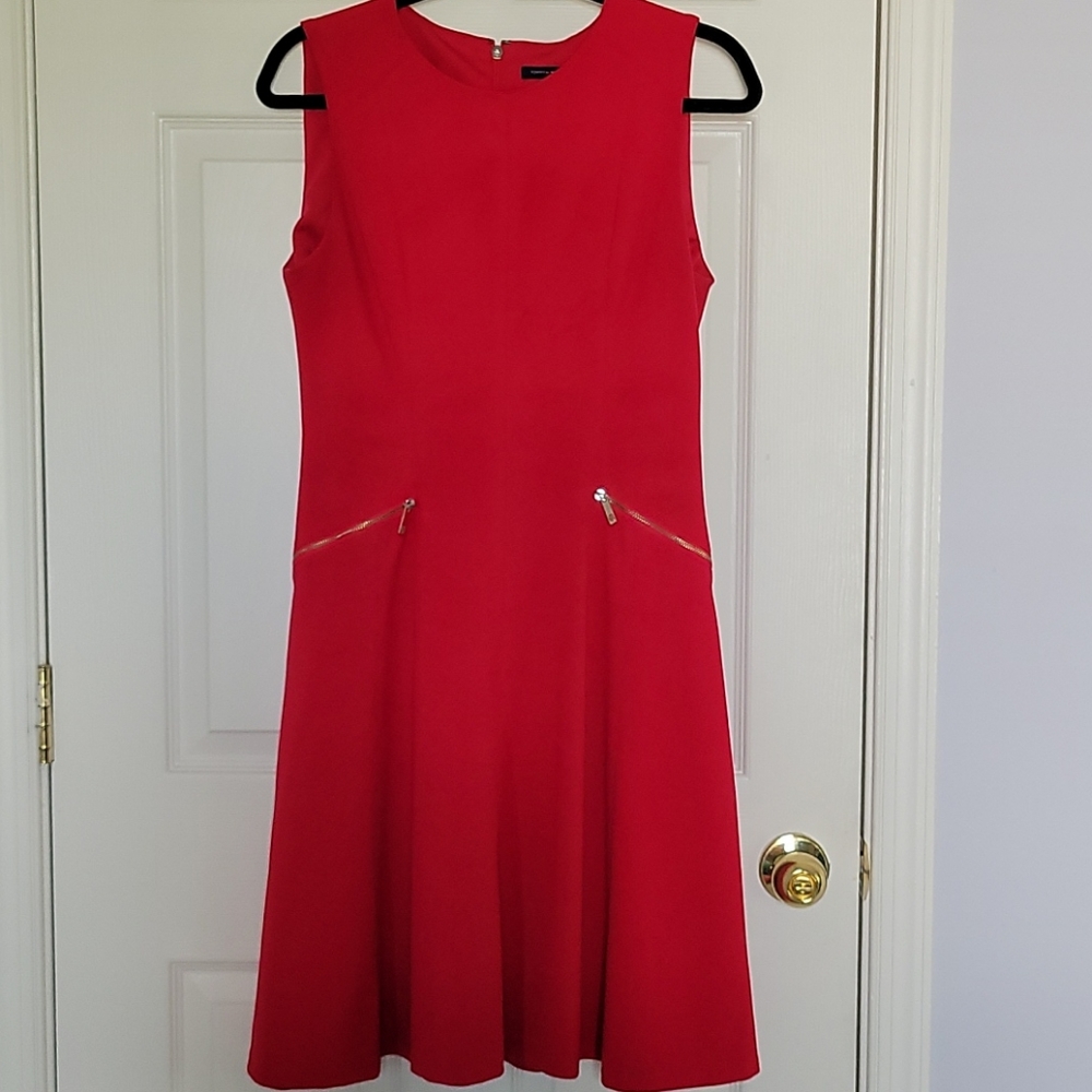 Dark pink dress